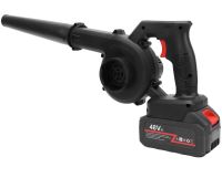 Аккумуляторная воздуходувка Blower MDHL CFJ001 48V 4Ah для уборки листьев, Беспроводной садовый пылесос дуйка 600W с мешком для пыли Черный