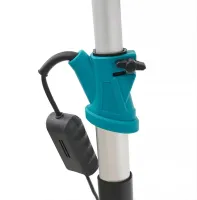 Шлифовальная машина с удлинителем Makita DSL800ZU 215мм с пылесборником для стен и потолков, Шлифмашина жираф с пылесосом и подсветкой от сети