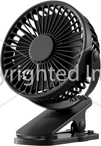 Настольный вентилятор на прищепке Small Fan WX-6507 портативный мини-вентилятор, охладитель воздуха на аккумуляторе с зажимом 3 режима работы USB