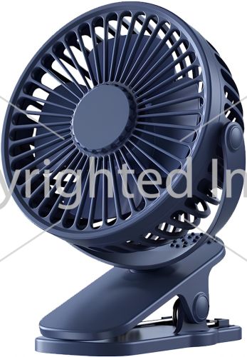 Настольный вентилятор на прищепке Small Fan WX-6507 портативный мини-вентилятор, охладитель воздуха на аккумуляторе с зажимом 3 режима работы USB