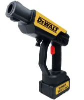 Беспроводная мойка высокого давления Dewalt DCPW600N 48V 5Ah 2 аккумулятора, аккумуляторная мини автомойка с кейсом, распылитель Девольт для авто