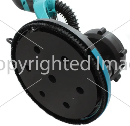Шлифовальная машина с удлинителем Makita DSL800ZU 215мм с пылесборником для стен и потолков, Шлифмашина жираф с пылесосом и подсветкой от сети