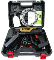 Беспроводная мойка высокого давления Dewalt DCPW600N 48V 5Ah 2 аккумулятора, аккумуляторная мини автомойка с кейсом, распылитель Девольт для авто