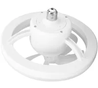 Электрический потолочный вентилятор лампа LED Fan Light CHP-008 2835 2в1 в патрон E27 с пультом дистанционного управления, RGB люстра с вентилятором