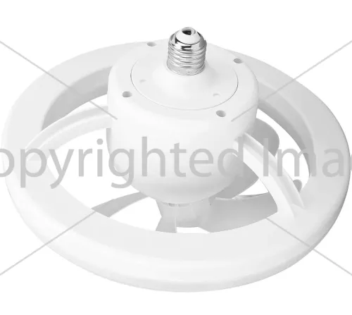 Электрический потолочный вентилятор лампа LED Fan Light CHP-008 2835 2в1 в патрон E27 с пультом дистанционного управления, RGB люстра с вентилятором