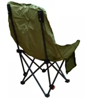 Раскладное кресло шезлонг Lesko DL-274 Green до 120 кг для кемпинга 160х55х60 см складной туристический лежак раскладушка в чехле Зеленый Ranger